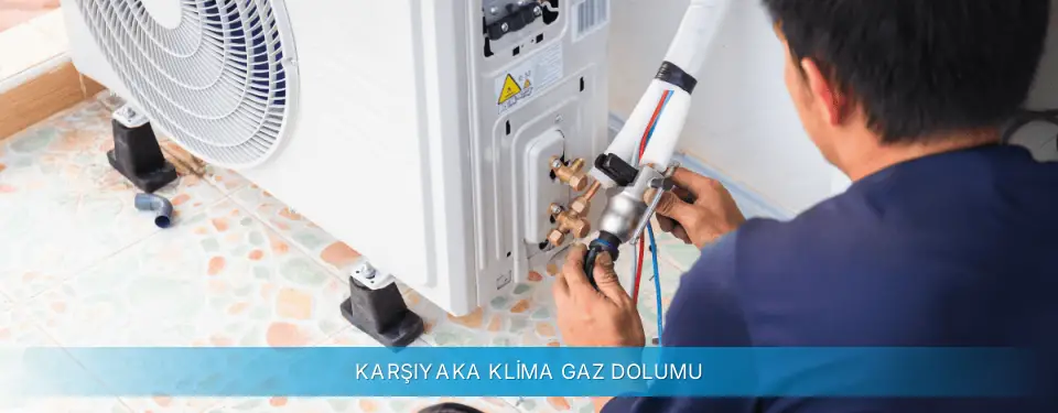 Karşıyaka İlçemi Gree Klima Gaz Dolumu